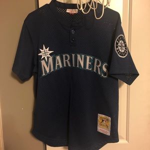 Mitchell and ness old school Mariners jersey